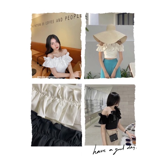 Áo Trễ vai bèo -Design by Quanh