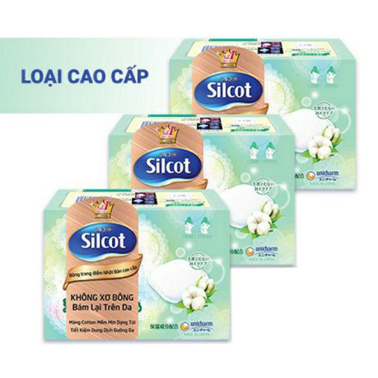 Bông tẩy trang Silcot Cotton Pads 66Pcs (66 miếng)