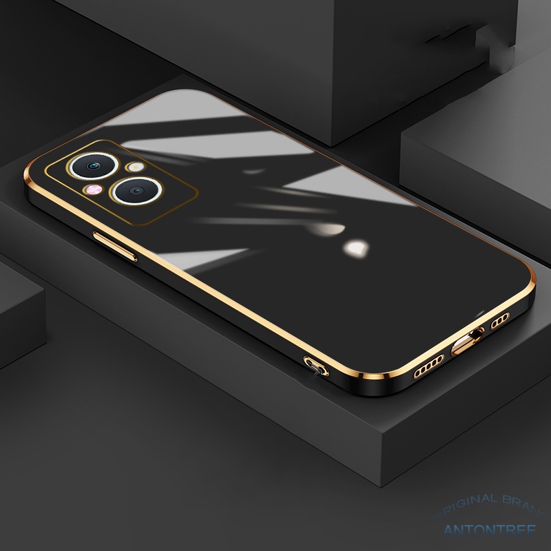Ốp Điện Thoại Mạ Điện Bóng Chống Rơi Cho OPPO Reno8Z 7Z reno 8Z 5G reno 7 Pro 5G