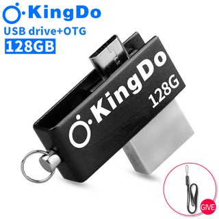 KINGDO Đĩa USB 2.0 128GB OTG Máy tính điện thoại Android Sử dụng kép