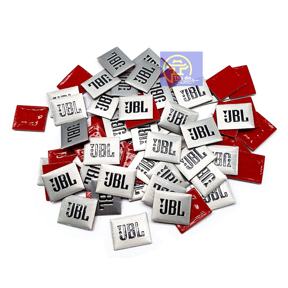 01 cái tem decal nhôm loa JBL