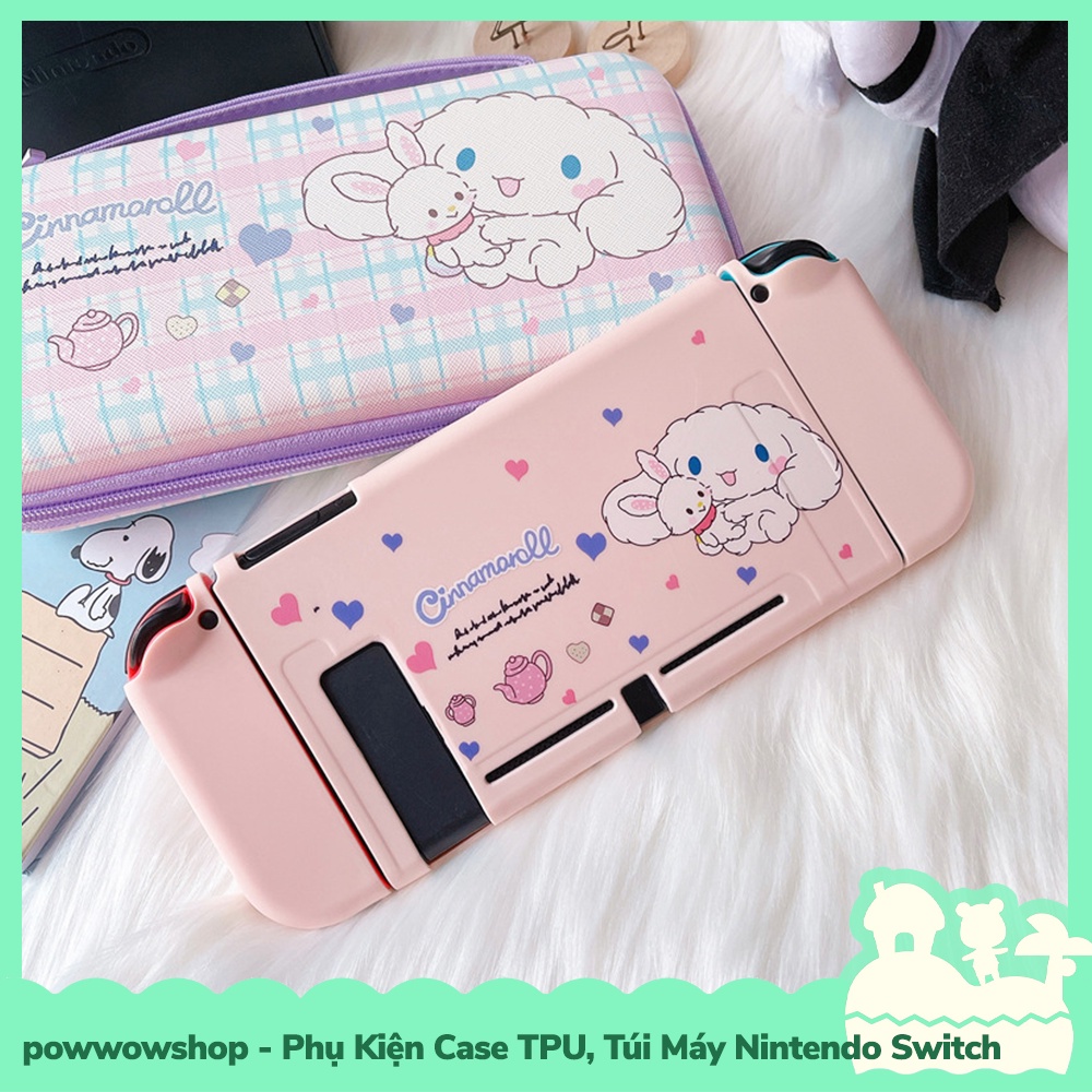 [Sẵn VN - Hỏa Tốc] Phụ Kiện Case Ốp TPU Dẻo, Túi Đựng Máy Cho Máy Game Cầm Tay Nintendo Switch Cinnamoroll Rabbit Doll