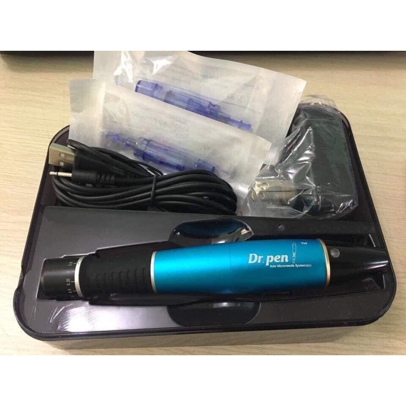 combo máy dr pen tích điện + 10 nano