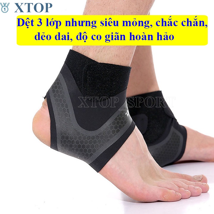 Băng Cổ Chân, Đai Quấn Bảo Vệ Mắt Cá, Bó Cổ Chân Chính Hãng Aolikes Tập Gym Thể Thao 7130