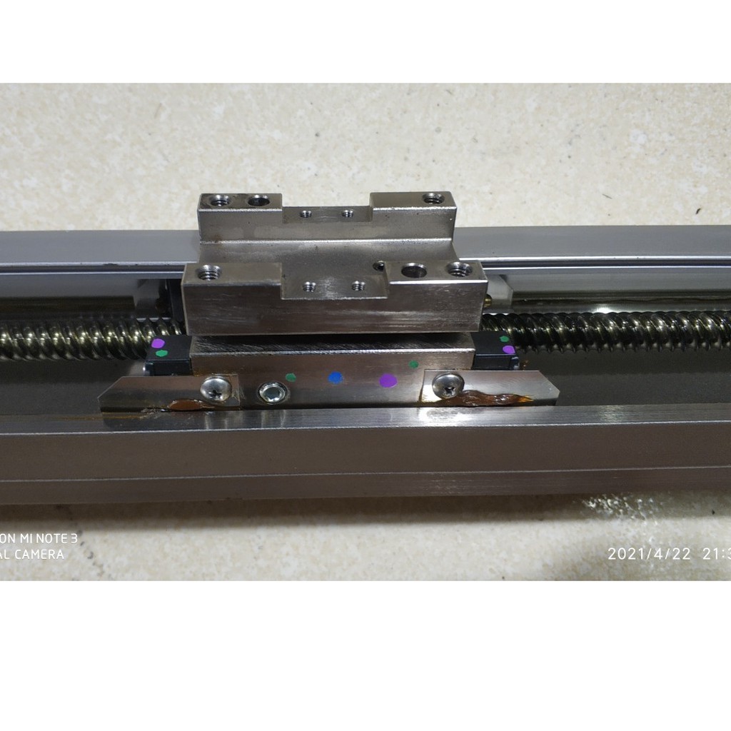 Combo vitme + ray trượt THÂN THÉP