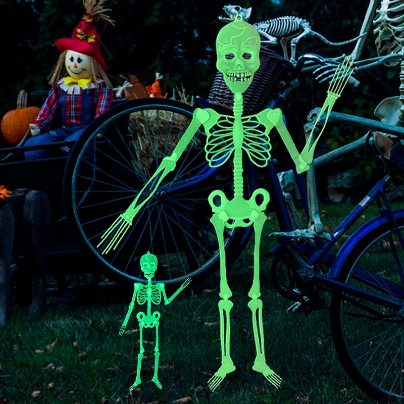 1 Bộ Xương Phát Sáng Trong Bóng Tối Trang Trí Halloween