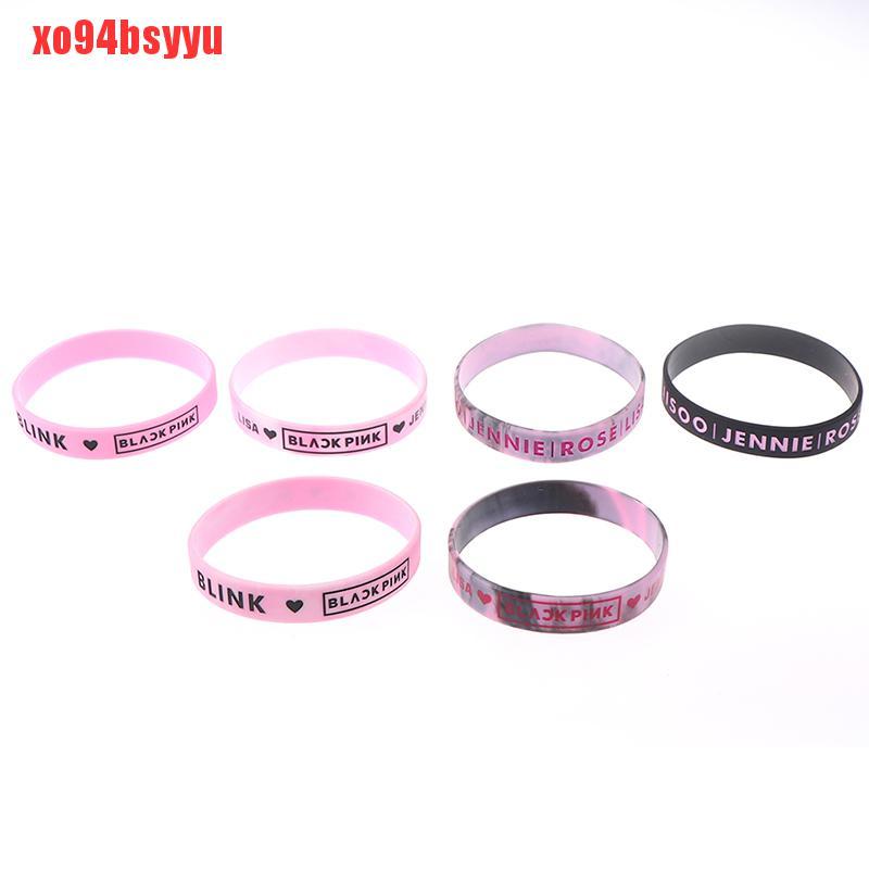 Vòng Tay Silicone [Xo94Bsyu] BLACKPINK LISA JISOO ROSE