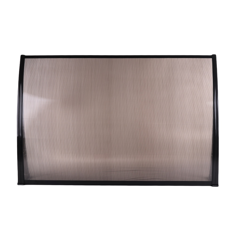 HomeBase SUNSHIELD tấm che mái hiên cửa che cục nóng máy lạnh bằng nhựa Polycarbonate 60x100cm màu nâu