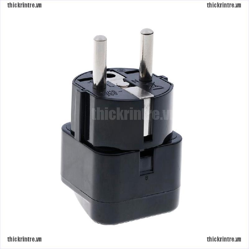 Phích Cắm Chuyển Đổi Từ 1 Sang 2 Cổng Cắm 5mm UK / US / EU / AU 2 / 3 Chấu
