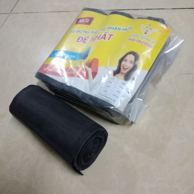 1kg  Túi Đựng Rác, bao đựng rác Tự Phân Hủy Sinh Học Đủ Size Đệ Nhất