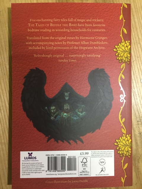 Truyện Ngoại văn Tiếng Anh:The Tales Of Beedle The Bard-Paperback