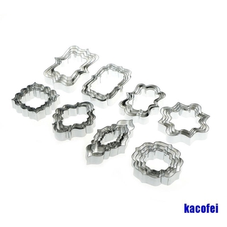 4pcs European Wedding Frame Cookie Cutter Stainless Steel Biscuit Mold Baking