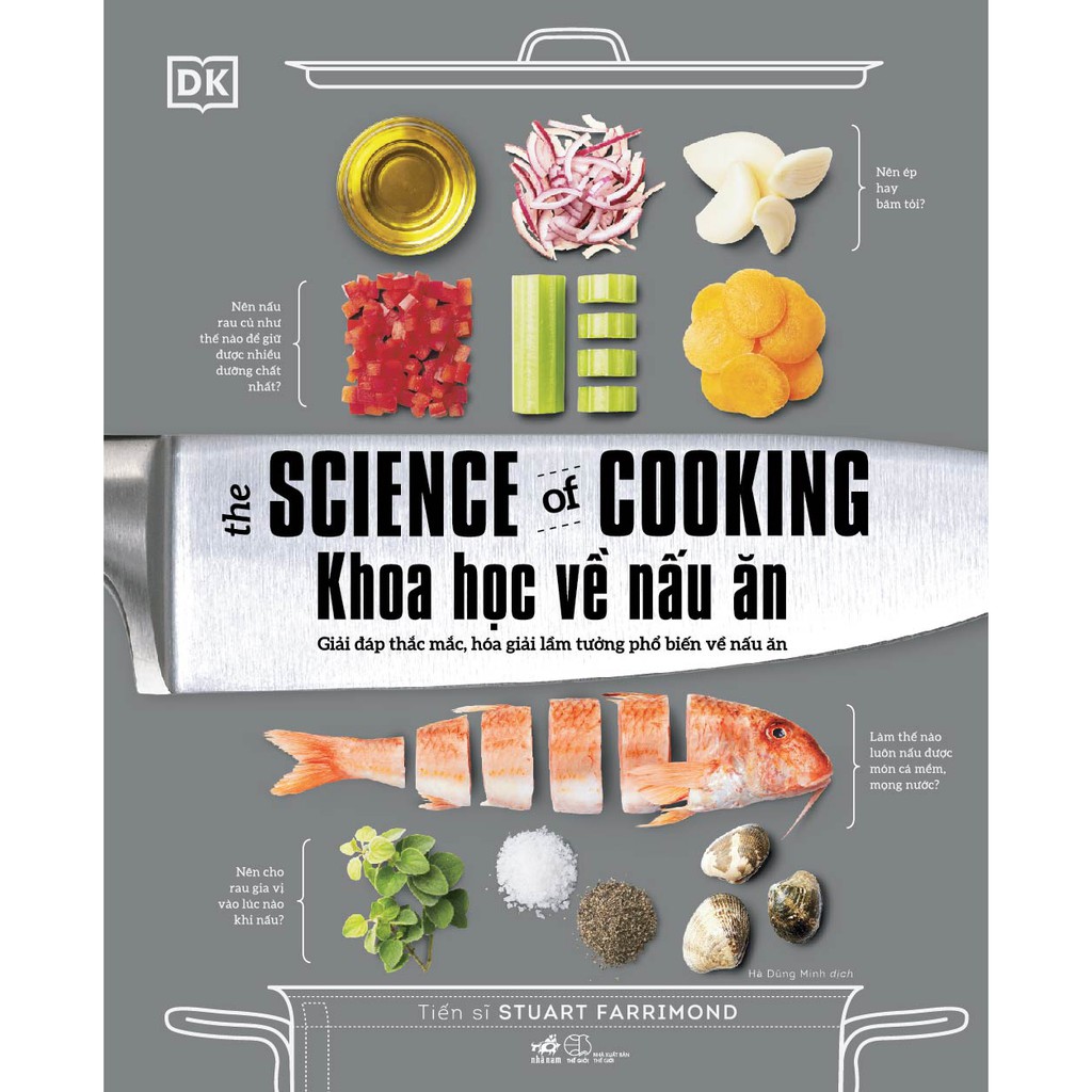 [Mã LIFEMALL3 giảm 80K đơn 250K] Sách - Khoa học về nấu ăn - The science of cooking (Bìa cứng)