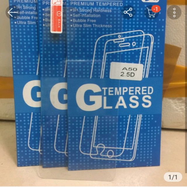 Bộ 3 kính cường lực cao cấp samsung A50