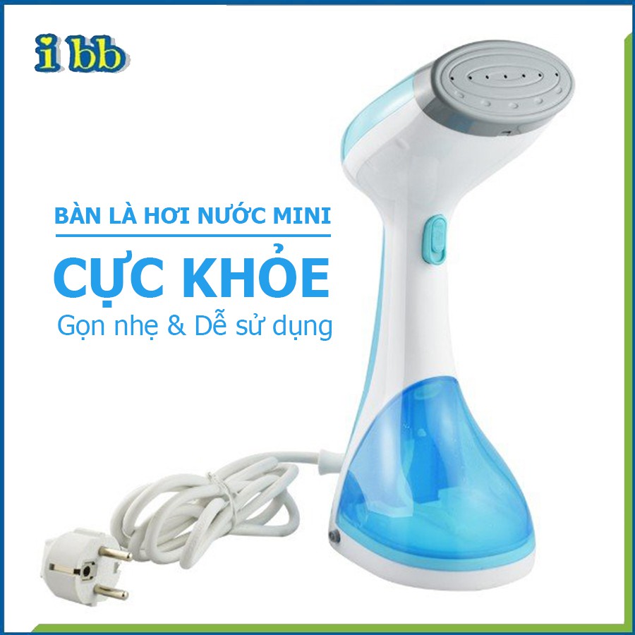 Bàn là hơi nước cầm tay cao cấp hàng chính hãng, công suất lớn, phun hơi mạnh, là phẳng mọi loại vải