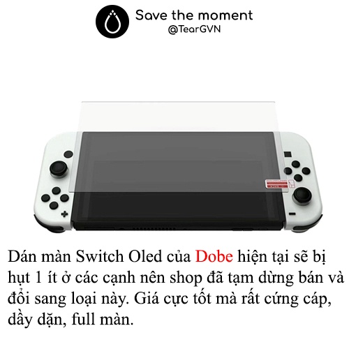 Dán cường lực 9H full màn cho Switch Oled - 2 miếng | BigBuy360 - bigbuy360.vn