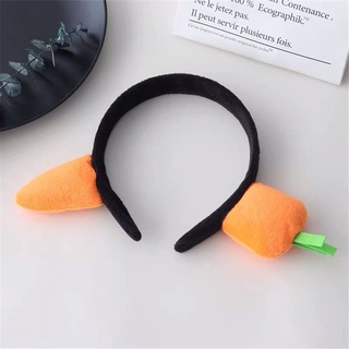 MAHES Cài tóc hình cà rốt/ cá mập dễ thương vui nhộn cho nữ
