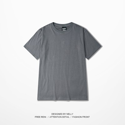 Áo thun trơn Nelly 100% cotton basic bộ màu áo phông basic xanh neon 09