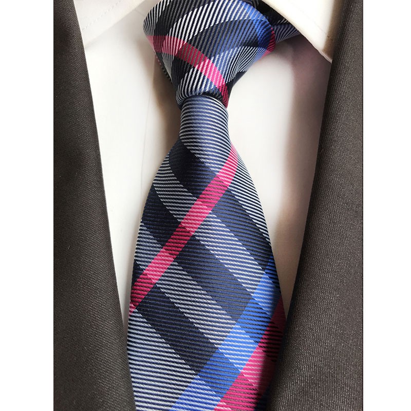 Mới Cà Vạt Lụa 8cm Họa Tiết Hoa Thời Trang Cho Nam