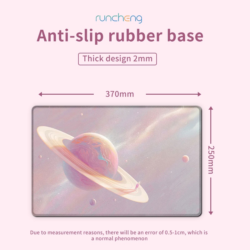 DIY Mouse Pad 37 * 25cm Màu tím Phong cảnh Tấm lót chuột cao su chống trượt Tấm làm sạch