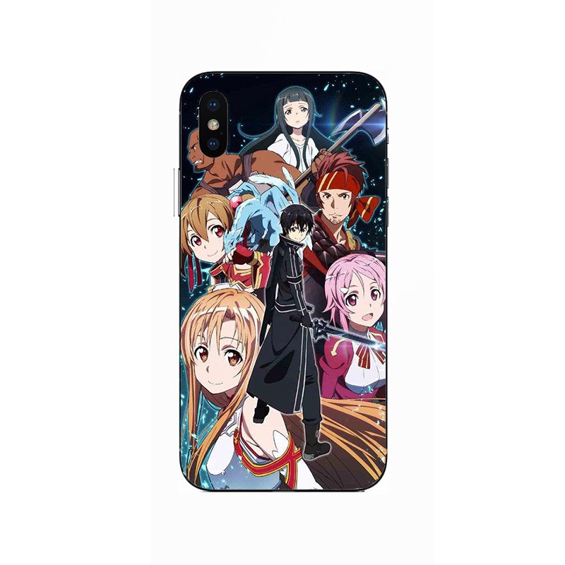 Ốp điện thoại họa tiết Sword Art Online cho Wiko Y50 Y60 Y62 Y70 Sunny 2 3 4 Plus Mini Power U10 U20