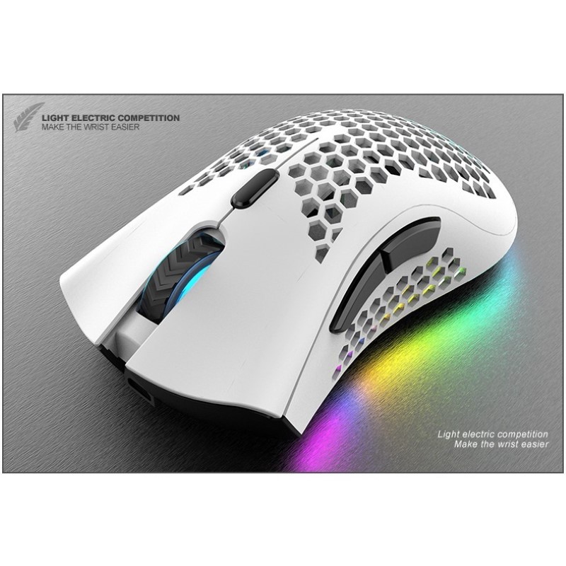 Chuột Không Dây Pin sạc T66 Gaming led RGB