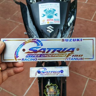 Bảng tên Titan lên màu sẵn cho Satria và Raider