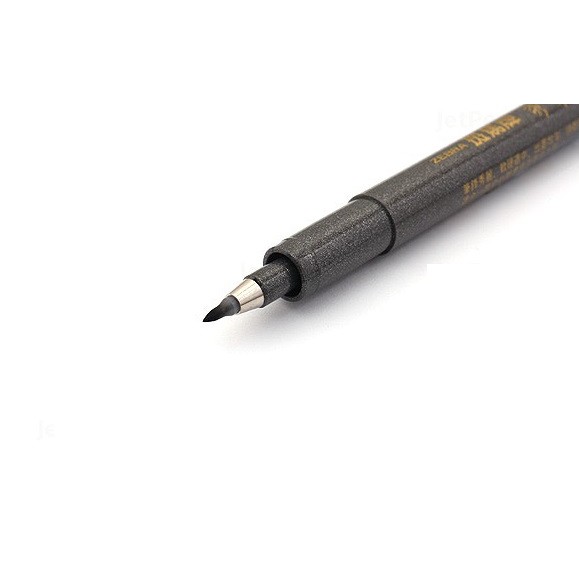 Bút lông đầu cọ viết calligraphy Zebra Disposable Brush Pen - Fine Tip (Ngòi nét vừa)