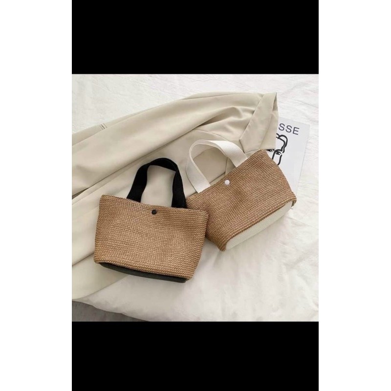 Túi cói vintage