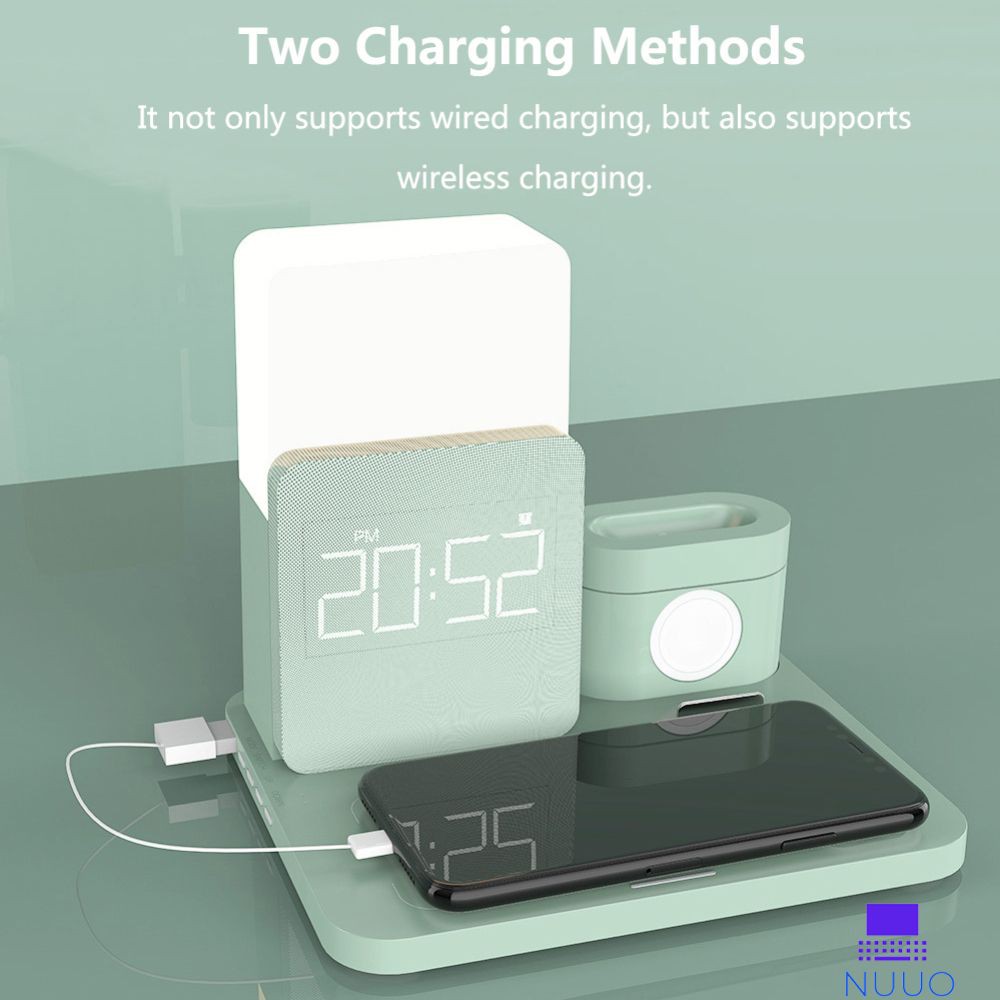 Đế Sạc Không Dây 3 Trong 1 Cho Iphone Iwatch Và Airpods