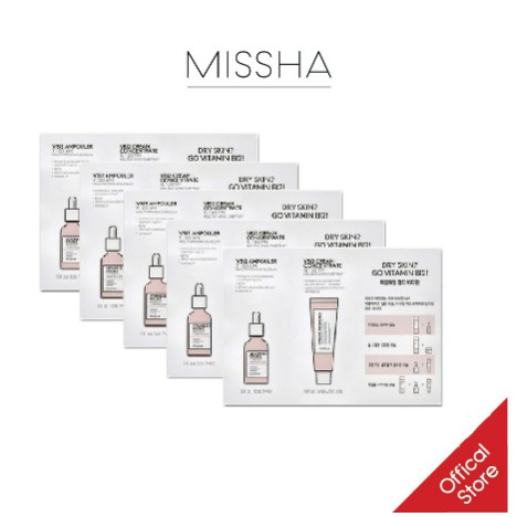 10 Gói dùng thử [MISSHA] Vitamin B12 Double Hydrop_Ampouler&amp;Cream Concentrate(1ml ea/film)