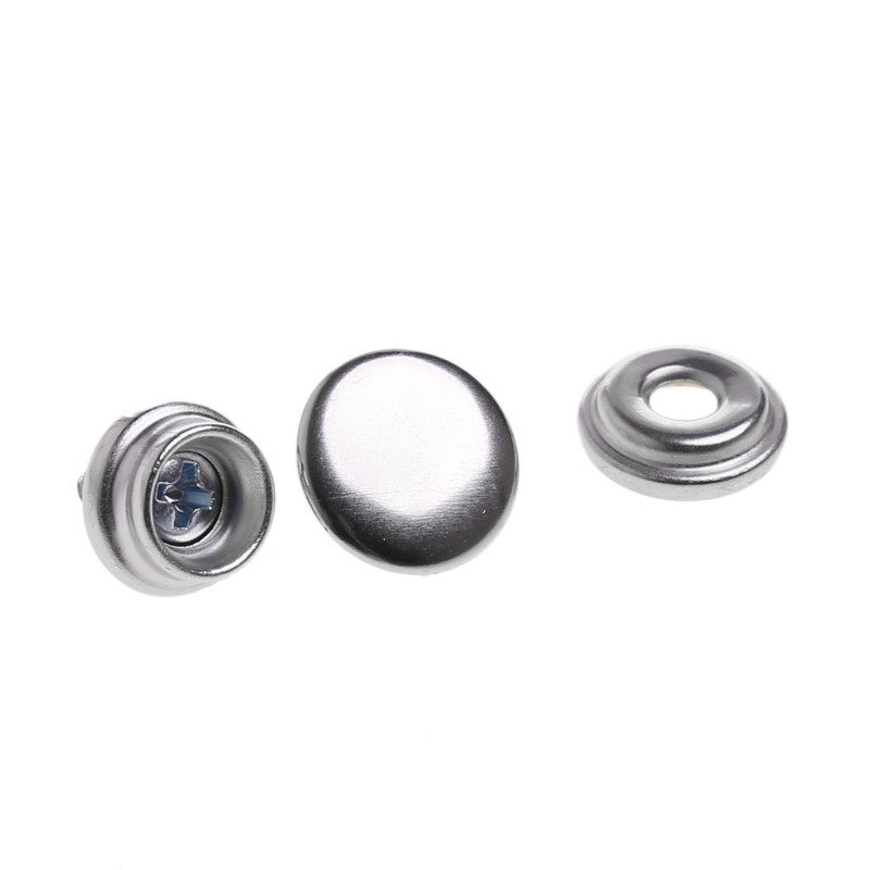 Bộ 62 cúc bấm bằng sắt dùng để thêu lên vải bố