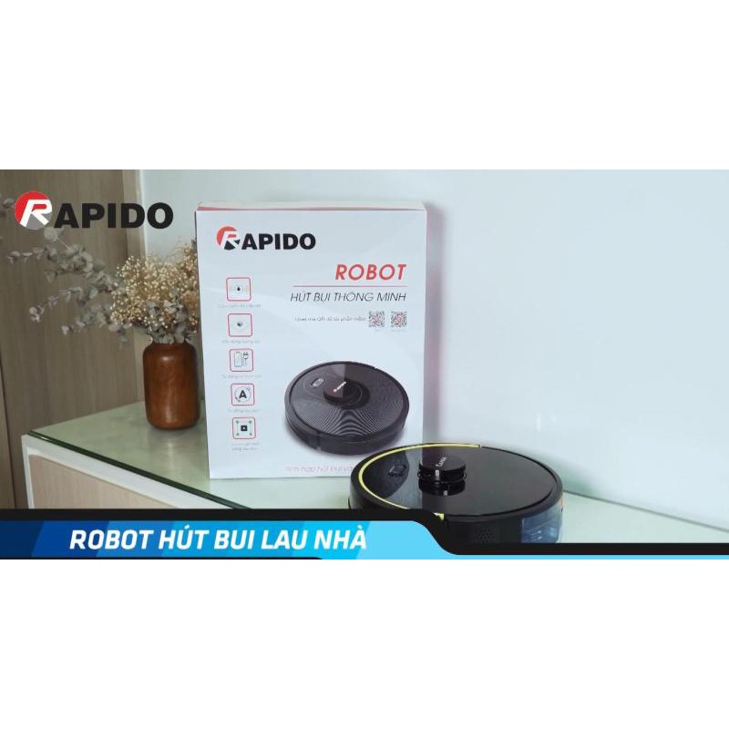 Robot hút bụi và lau nhà Rapido RR5 | MỚI 10000% - BH CHÍNH HÃNG