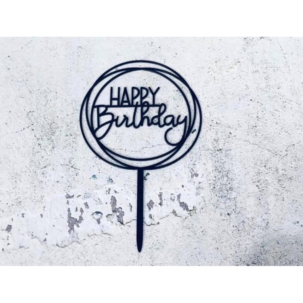 SET 10 MICA TRÒN ĐƠN GIẢN TRANG TRÍ BÁNH KEM