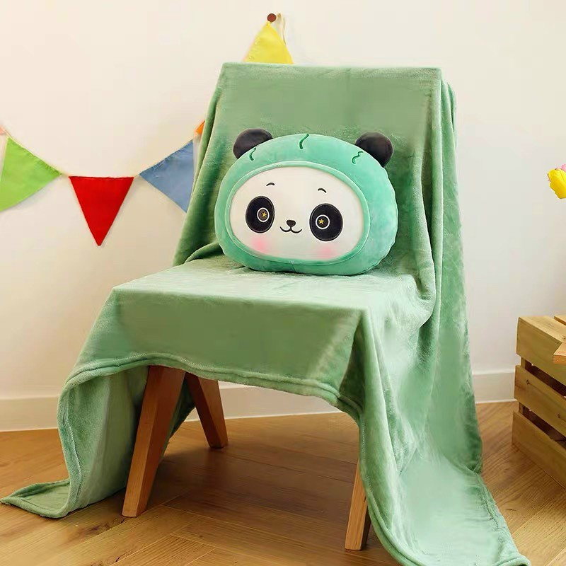 Bộ chăn gối văn phòng, du lịch hình thú tròn siêu đáng yêu