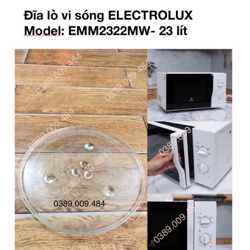 Đĩa quay lò vi sóng Electrolux EMM2322MW (23 lít)