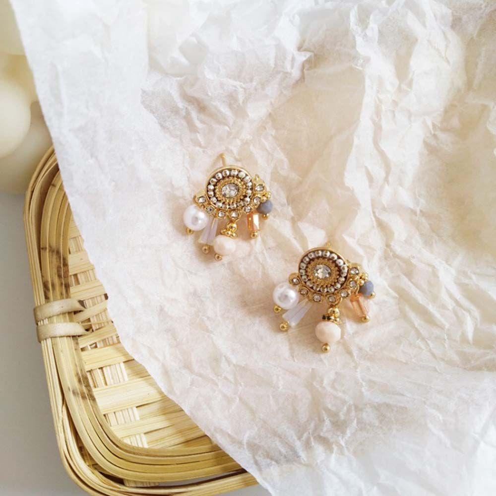 Hoa Tai Dáng Dài Phối Tua Rua Thiết Kế Sang Trọng Cho Nữ|Trang Sức Vòng Cổ