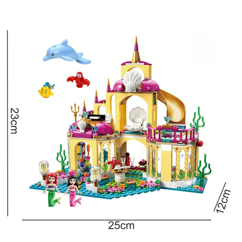 [Mã LIFETOYS1 giảm 30K đơn 99K] Đồ Chơi Lắp Ráp LEGO Hình Lâu Đài Công Chúa Elsa Cho Bé Gái