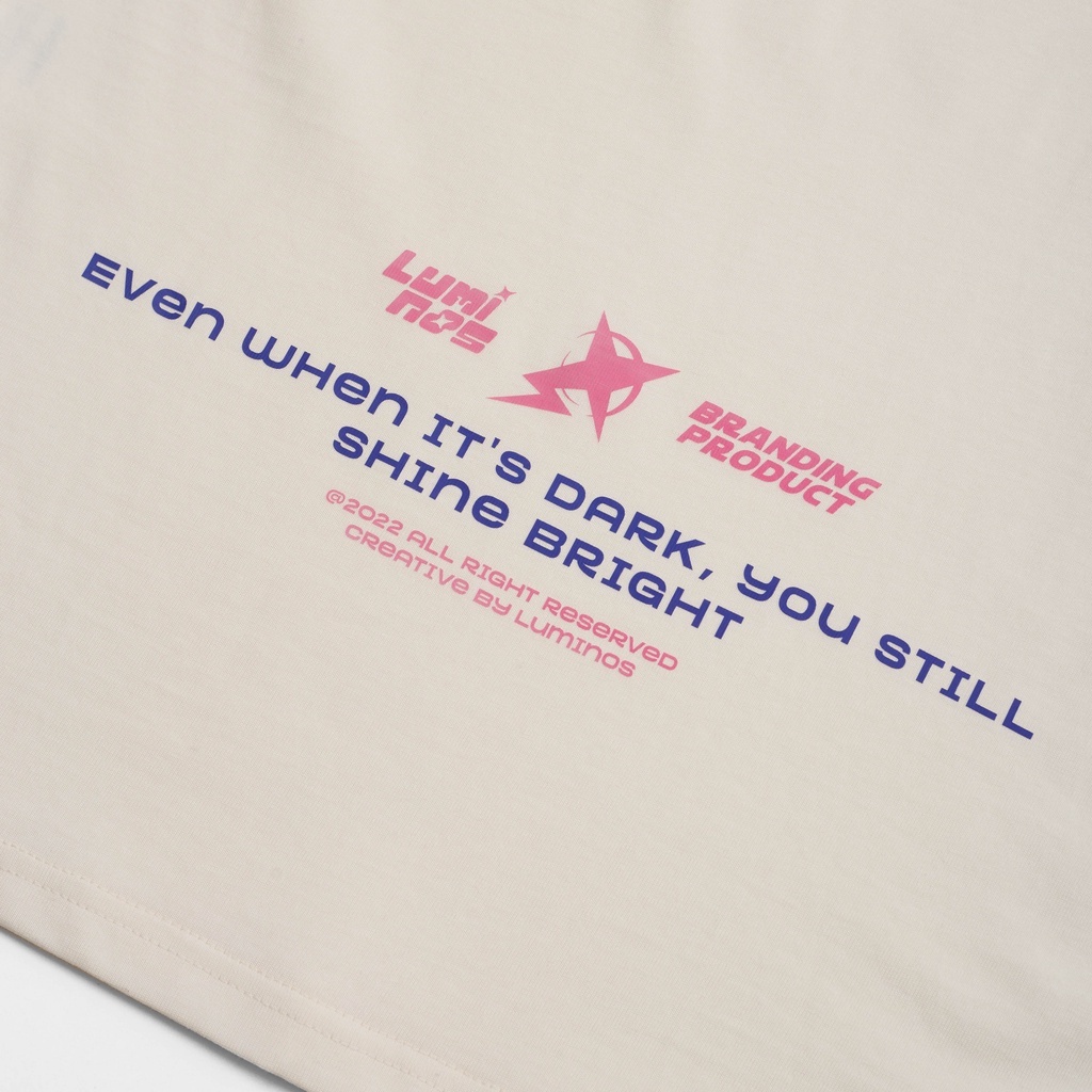 Áo Phông Oversize Lumi Star, Áo Thun Form Rộng Nam Nữ, Brand Luminos