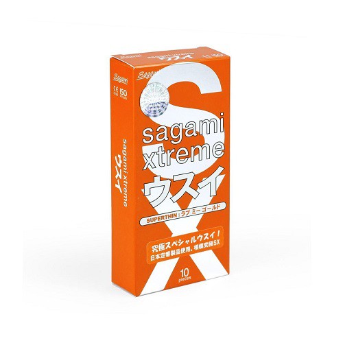 Combo 3 hộp bao cao su sagami siêu mỏng 32 chiếc chính hãng
