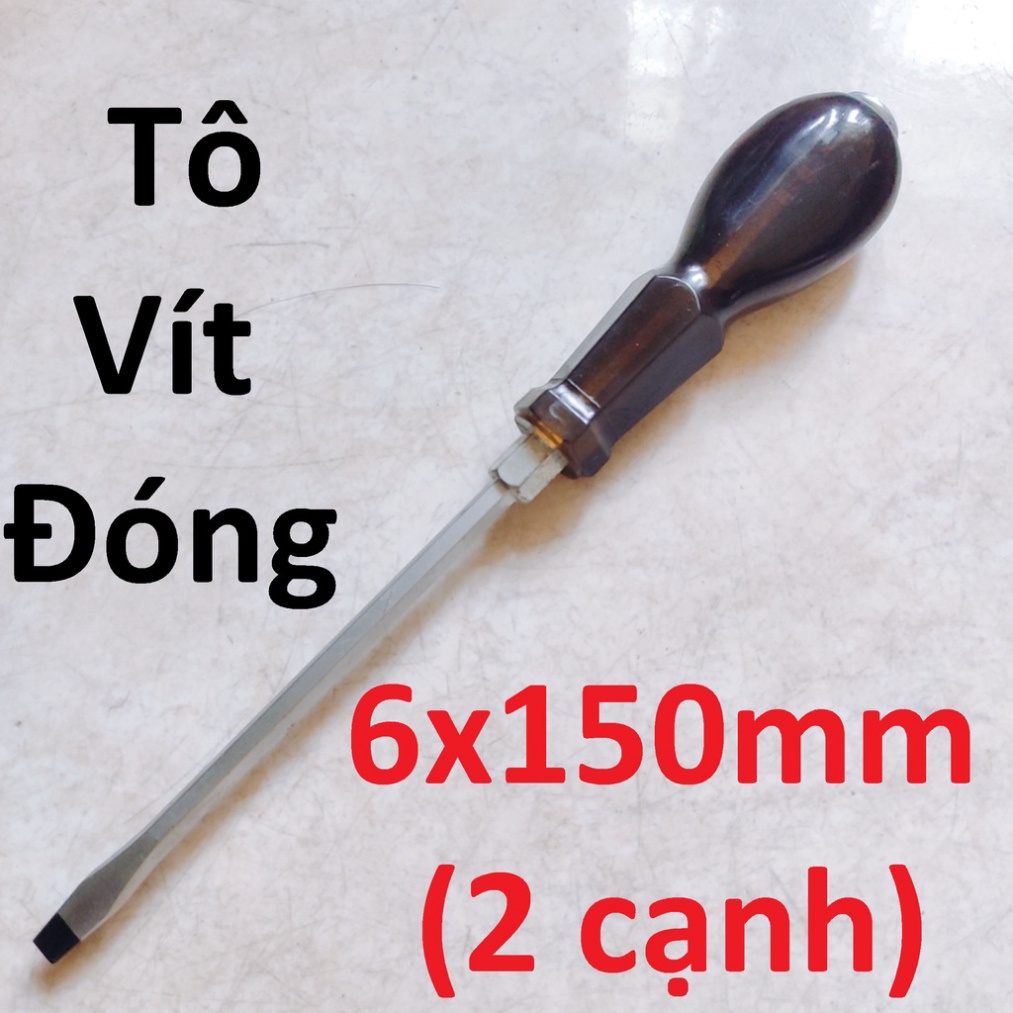 Tô vít đóng phi 6mm hoặc 8mm  KAPUSI các kích thước