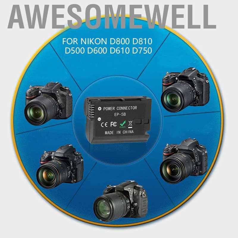 Thiết Bị Kết Nối Pin Awewell En-El15 Dành Cho Nikon D800 D750 D600