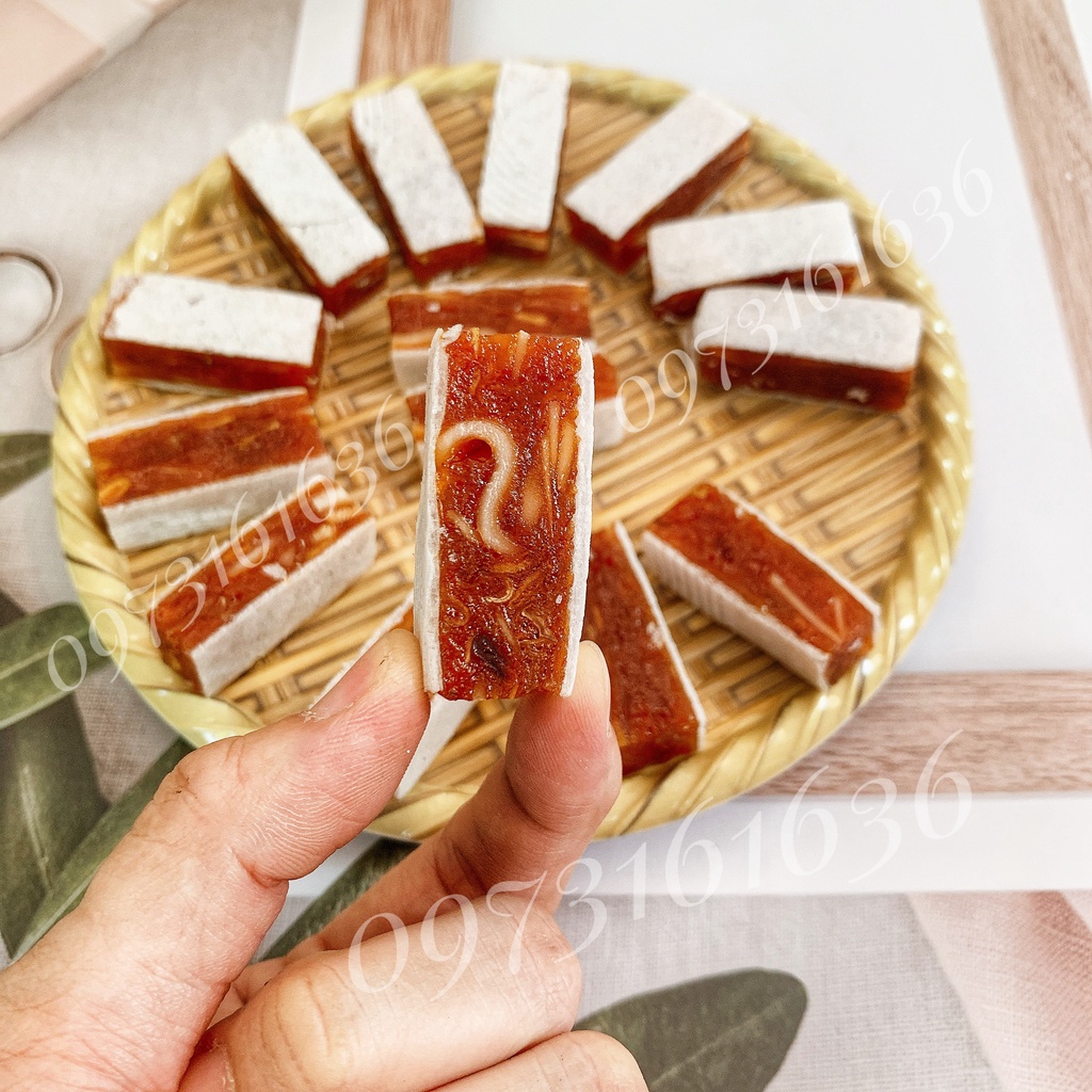 Kẹo khóm mít dừa non sợi giòn chua ngọt - đồ ăn vặt