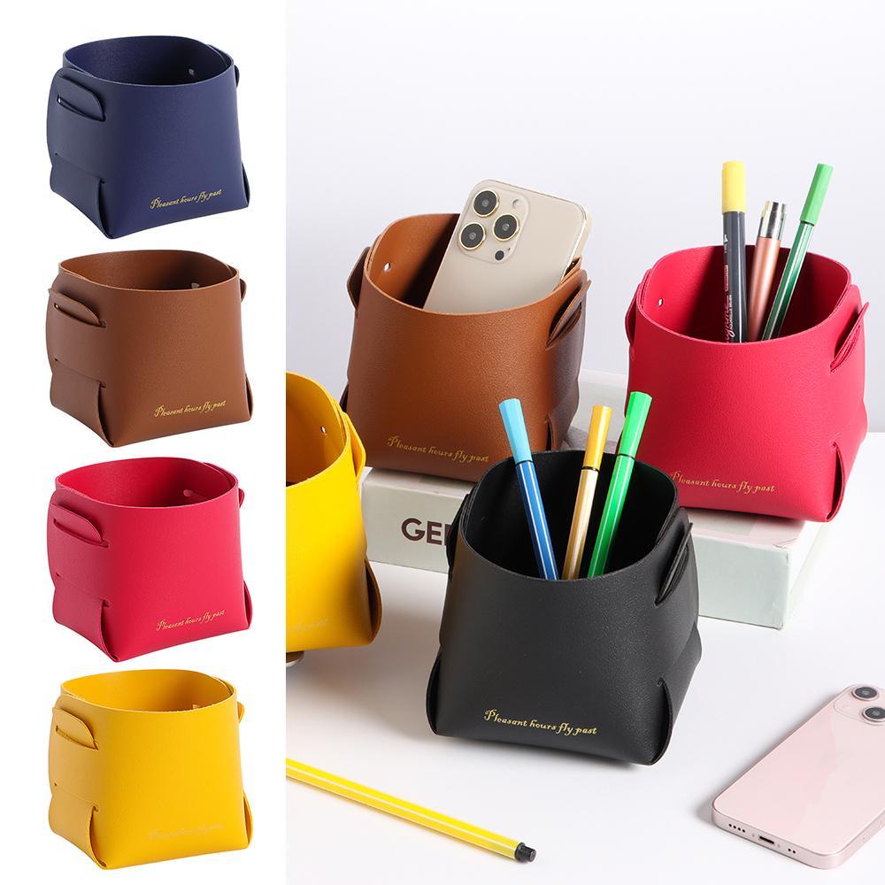 Hộp Đựng Đồ Trang Điểm Để Bàn Bằng Da PU MIHAN1