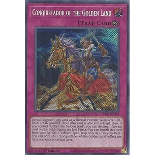Thẻ Bài Yugioh: Conquistador of the Golden Land - SESL-EN034 - Secret Rare 1st Edition