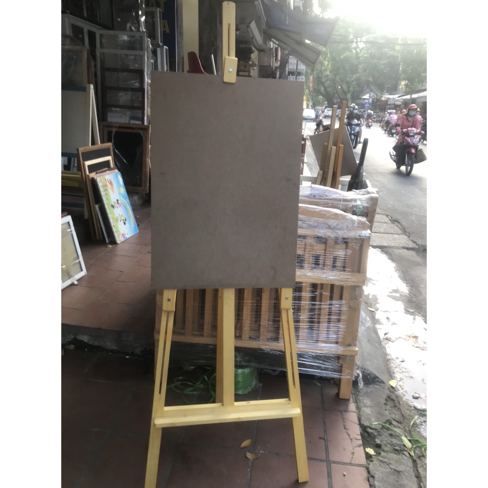 Giá gỗ cao 170cm + bảng vẽ 60x90 cm