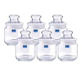 Hũ thuỷ tinh nắp thuỷ tinh 500ml - ocean