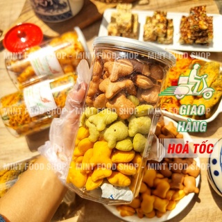 Bánh Gấu Mix 3 Vị : Truyền Thống, Chùm Ngây & Caf - Lon 300gr