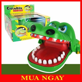 Đồ chơi cá sấu cắn tay Size lớn, trò chơi vui nhộn