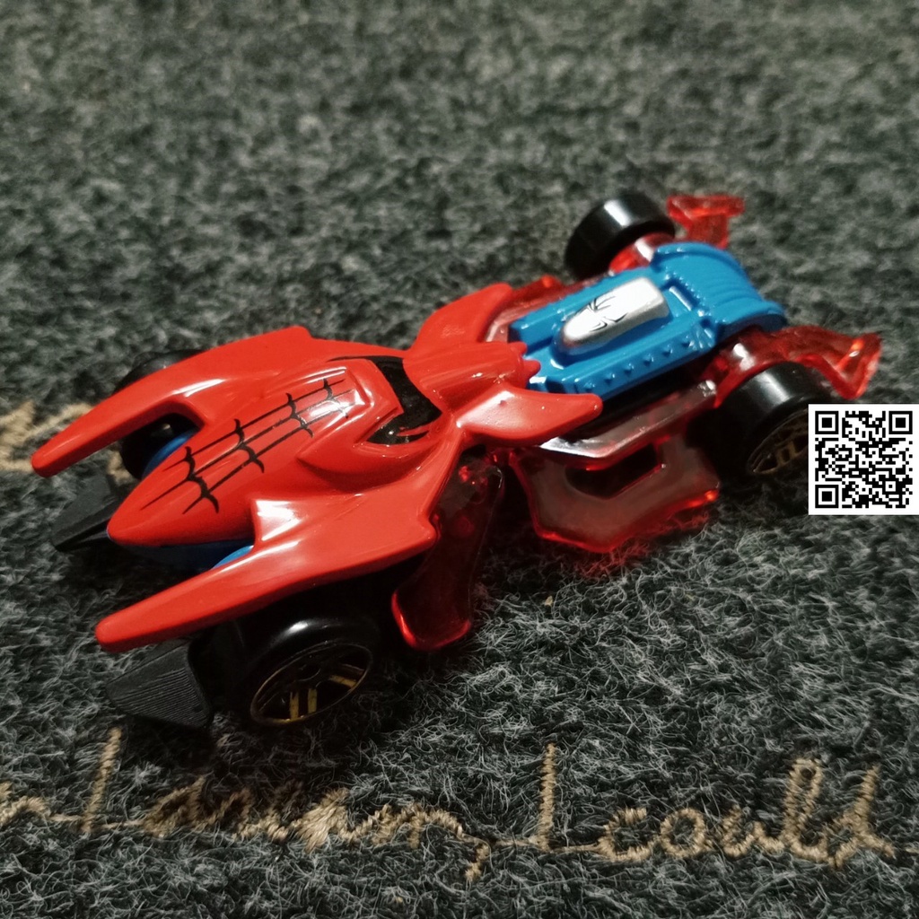 1817 Mô hình xe Spider Men siêu nhân nhện Infinity War Avengers Endgame bằng kim loại